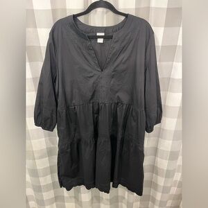 Chico's Black Lace Detail Garment